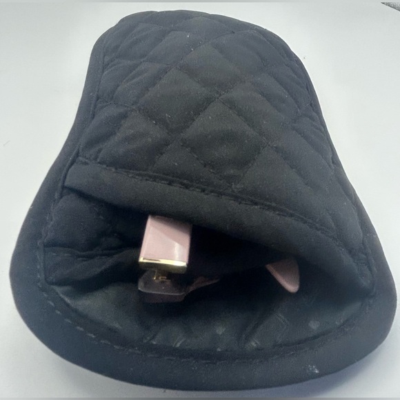 Vera Bradley Black Quilted Double Eyeglass Glasses Holder Case - Picture 2 of 6